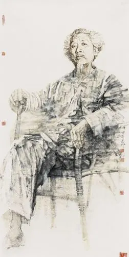 水墨人物大家赵建成:以时代笔墨书写历史__凤凰网