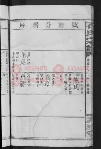 武威堂石氏宗谱 [28卷,首1卷]第6本 - 石氏堂号字辈查阅 - 族谱网