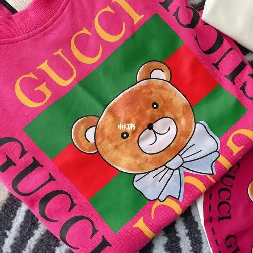 gucci古琦联名款小熊短袖每款都太9315了吧_短袖_宝宝穿搭_古驰