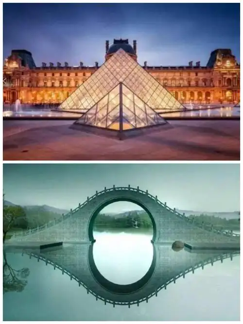 形态,对称的物体给人稳定,稳重,平衡的感觉,对称构图的使用频率非常高