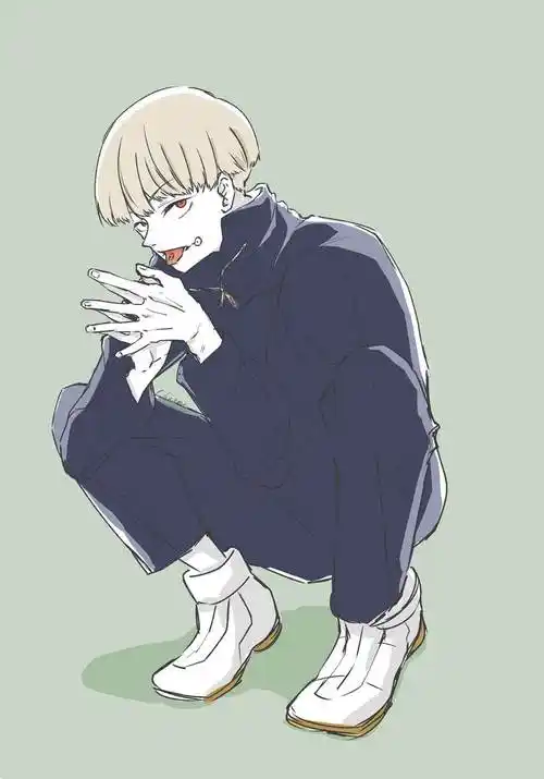 狗卷棘r谦的咒术回战插画图片