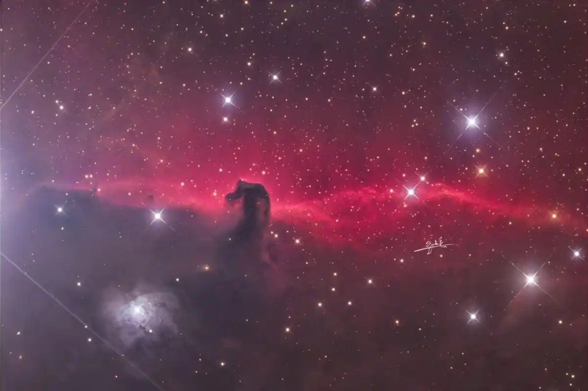 深空摄影|天马行空|ic434 马头星云 马头星云是地球天空中最著名的