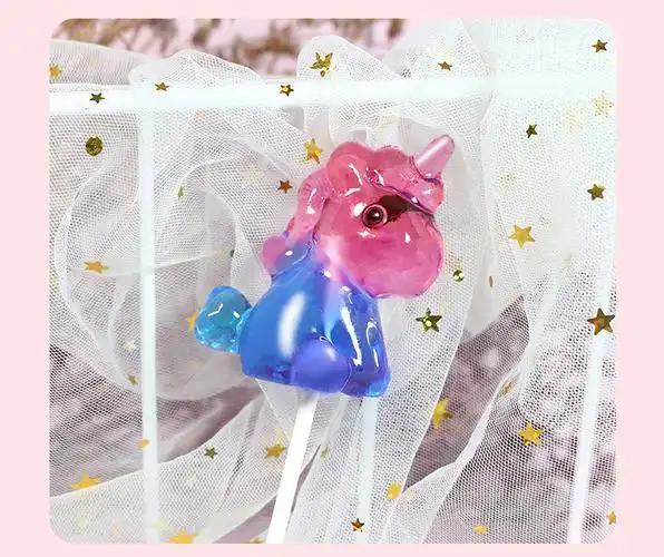 独角兽棒棒糖 梦幻软萌少女心仙女星空糖果创意手工糖女朋友送礼 梦幻