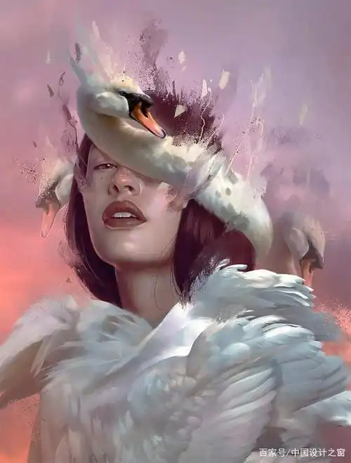 aykut aydogdu 超现实主义人物插画,神秘又迷人