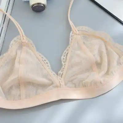 欧美蕾丝超薄文胸无钢圈透明性感薄款 商品反馈