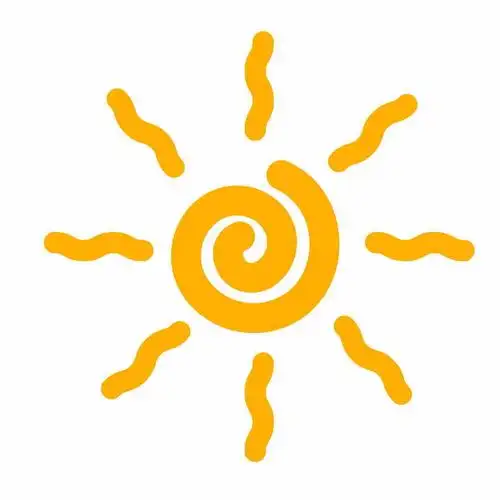 简约手绘风格卡通太阳图案图片免抠素材