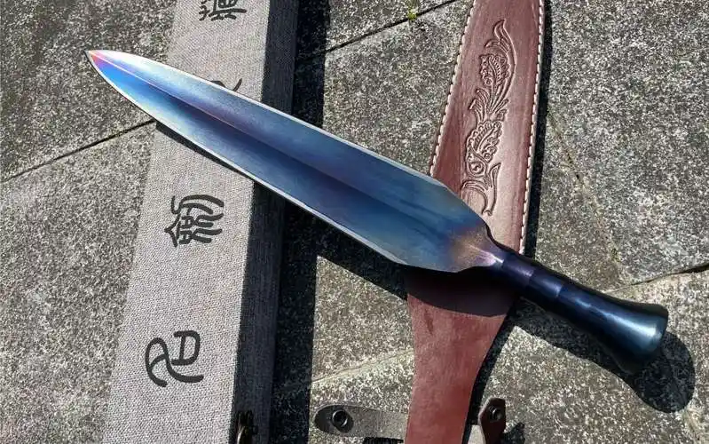 高锰钢烤蓝短剑(玄冥)