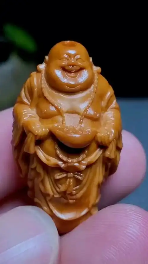 纯手工雕刻橄榄核雕