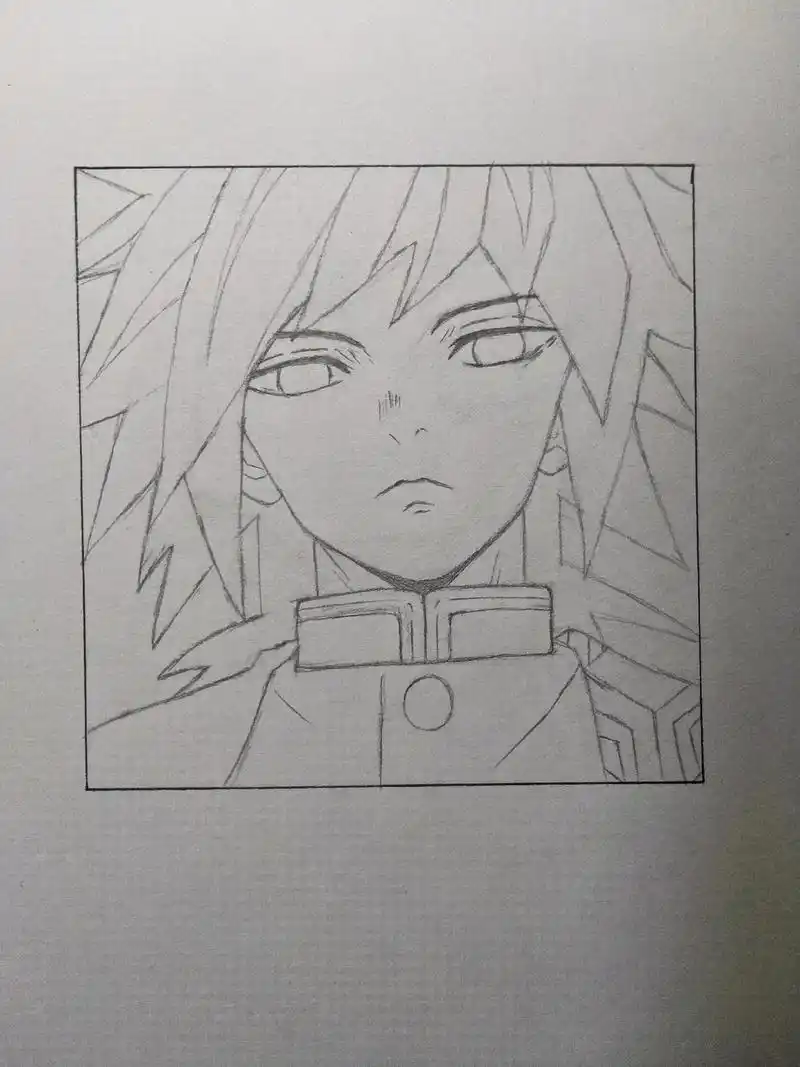 富冈义勇 #鬼灭之刃 #手绘临摹 我才没有被讨厌 - 抖音