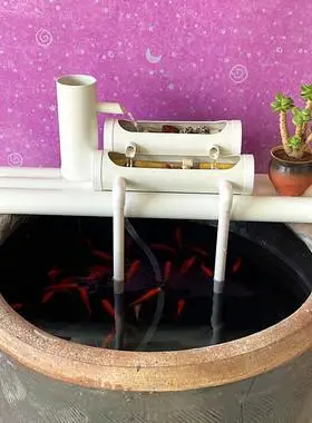 鱼缸水循环流水器养鱼免换老净水