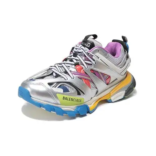 巴黎世家balenciaga男士track金属感复古设计系带厚底运动鞋老爹鞋
