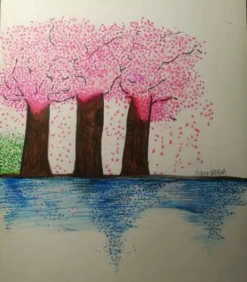 花花世界,点彩纷呈——还小六年级点彩画作品展示