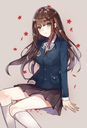 二次元 少女 校服 校园风 p站