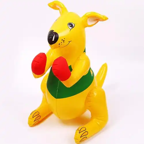 充气公仔 充气澳洲袋鼠 充气袋鼠 充气澳大利亚袋鼠气模欢迎定做