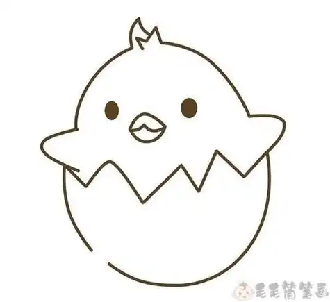 那些动物会生蛋简笔画