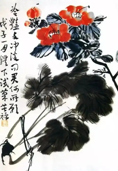 花鸟画题款的位置与作用