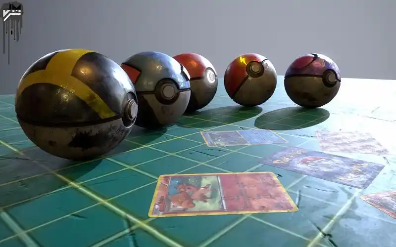 3d建模宝可梦精灵球模型全流程教学