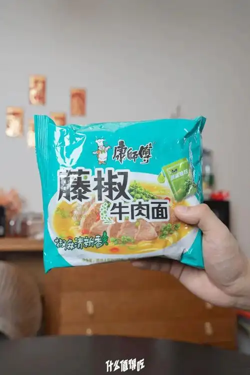 康师傅藤椒牛肉面05推荐指数:7.