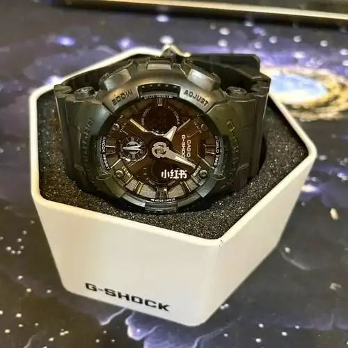 卡西欧g-shockyouth系列独角兽运动防水手表男女通用黑色gma-s120mf