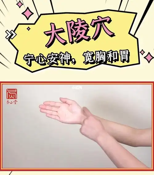 大陵穴小灸灸带你找穴位