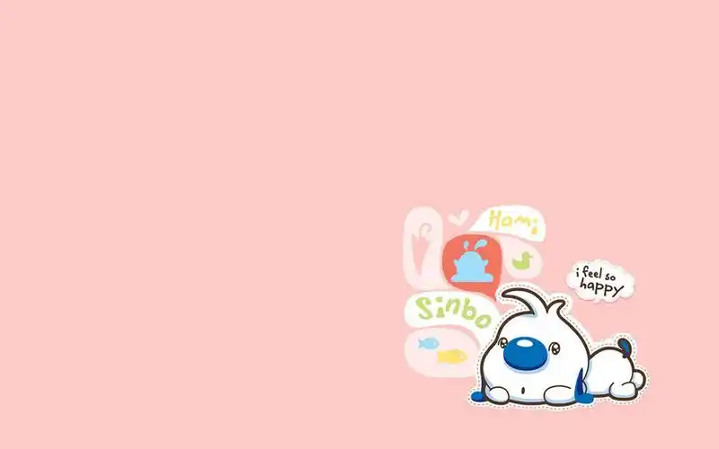 可爱软萌的辛巴狗卡通图片桌面壁纸