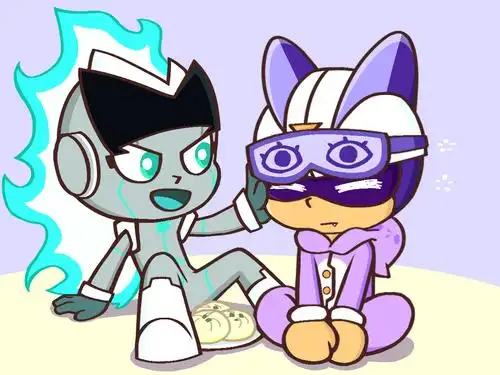 伽罗与小心超人 约稿画师@青鹧.