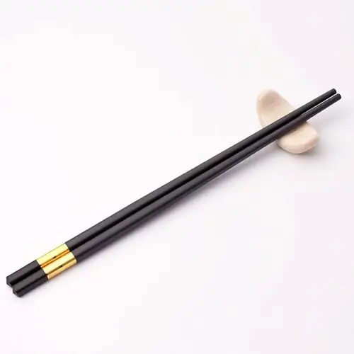 金色鎏金岁月合金筷-5双入