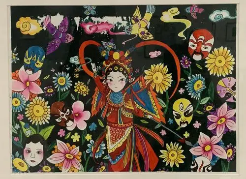 "放飞梦想"湖北少儿画展在省图开展 少年作品让人赞叹
