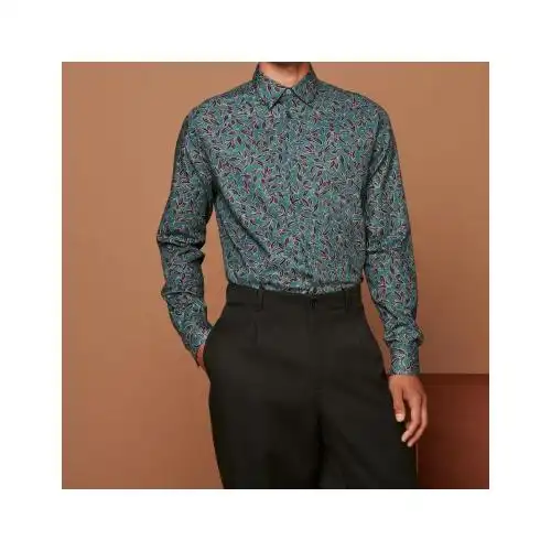 【包邮包税】 hermes爱马仕 21年秋冬 男士 长袖衬衫 chemise corps a