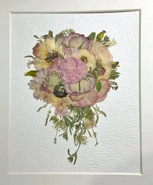 植物压花画干花画手作