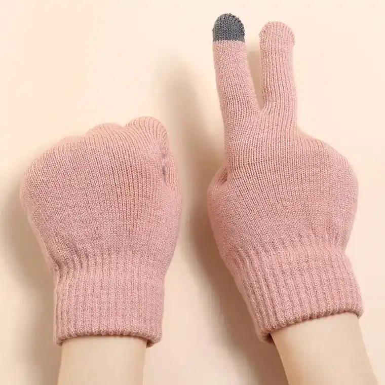 冬天骑车手不冻,这款触屏手套真的太棒了!加绒保暖,防滑针织, - 抖音