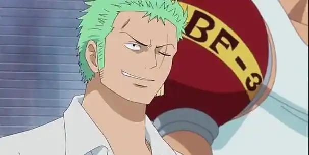 路飞霸气宣言索隆开心的笑了_草帽海贼团_藤虎_时候