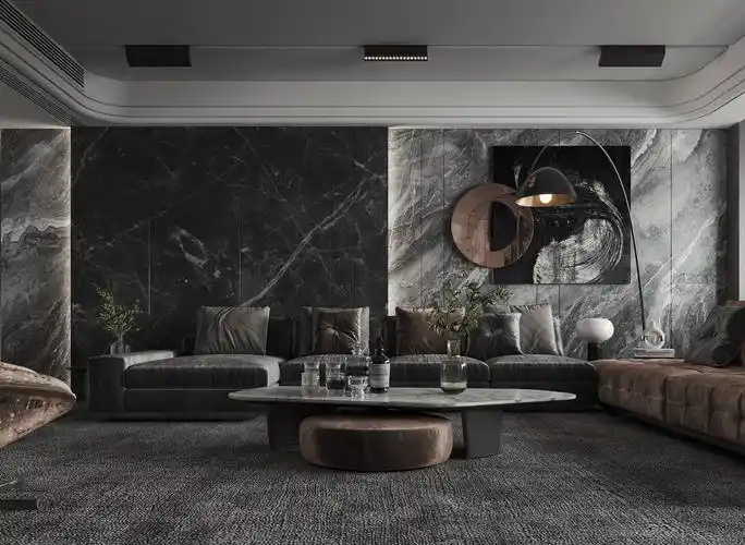 现代风格黑白灰家装 - 效果图交流区-建e室内设计网