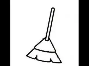 扫把和八斗的简笔画 简笔画图片大全-蒲城教育文学网