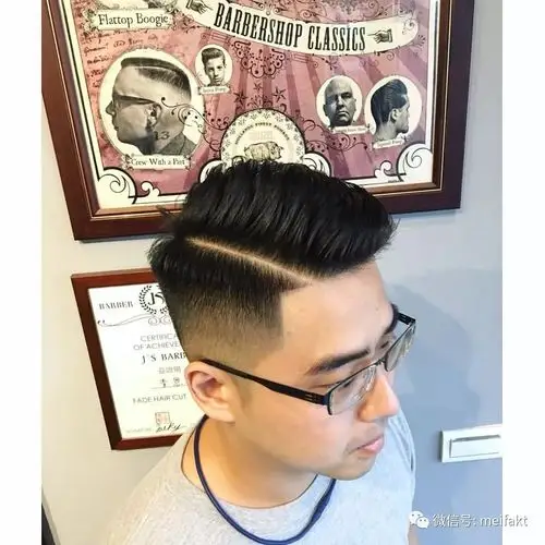 潮男二八分发型,复古经典变身潮流趋势