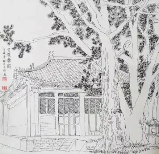 孙志刚笔下的北京城中轴线_金尚_系列_新作