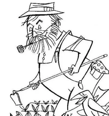 农民简笔画人物 农民简笔画人物