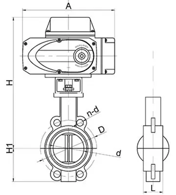 电动蝶阀-开关型或调节型