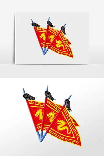 中国戏曲旗子小物