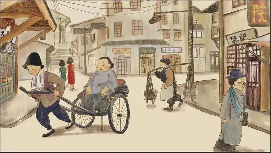 民国街头|插画|儿童插画|喵耳洞 - 原创作品 - 站酷 (zcool)