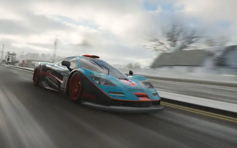 极限竞速地平线4,赛道神兽迈凯伦f1 gt,爆改极速447km/h