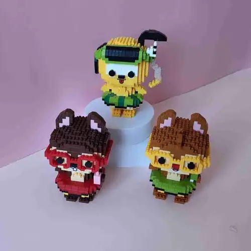 海贼王萌物乔巴积木兼容乐高小颗粒女孩成人拼装微型玩具拼图礼物