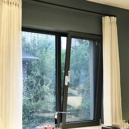 隔音窗断桥玻璃金凯盾贺居铝合金门窗封阳台平开窗三层阳光房定制