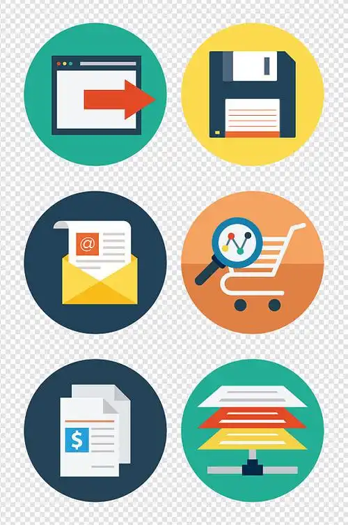 电器网络网站互联网图标素材互联网网络网站图标素材手绘网络网站互联