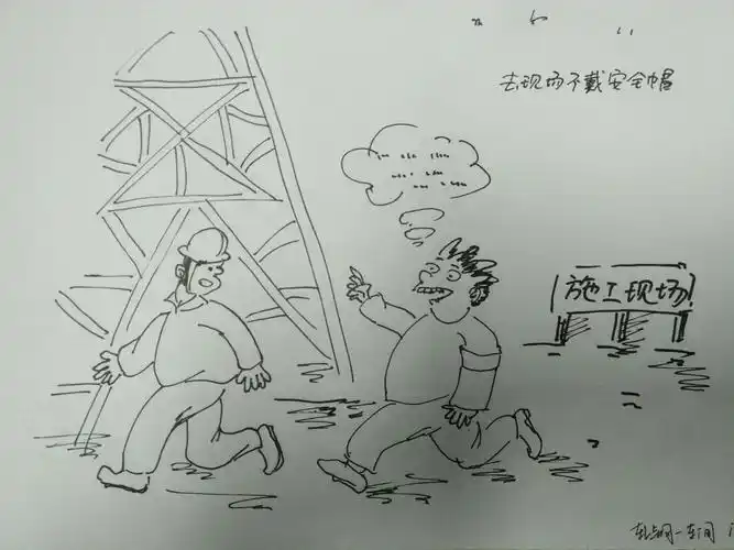 轧钢一车间"规范安全行为,提升安全素养,塑造安全文化"漫画作品展.