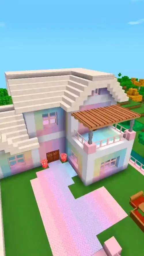 迷你世界秒建别墅