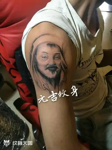 成吉思汗_纹身图案手稿图片_李治的纹身作品集