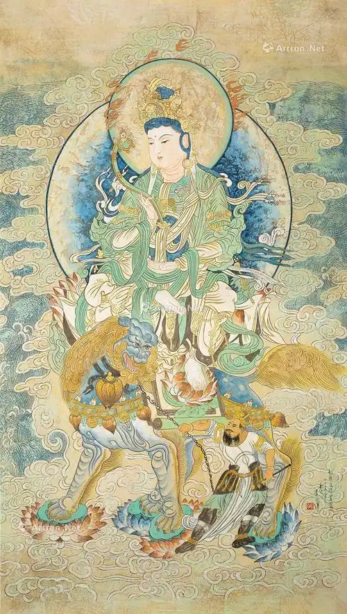 文殊菩萨-中国书画-雅昌拍卖