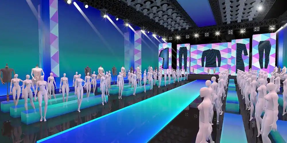 《道左模特t台》舞美设计