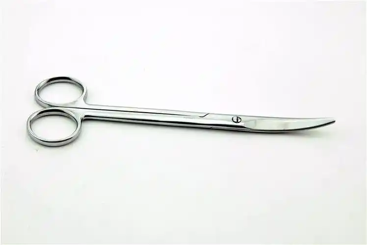 组织剪14cm梅式剪特快型弯上海金钟手术器械